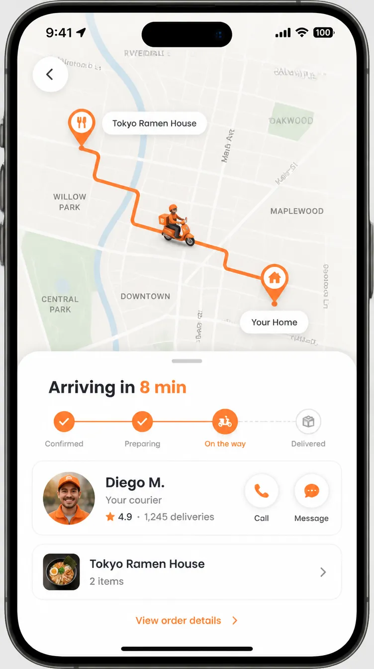 Feasto app screen 4