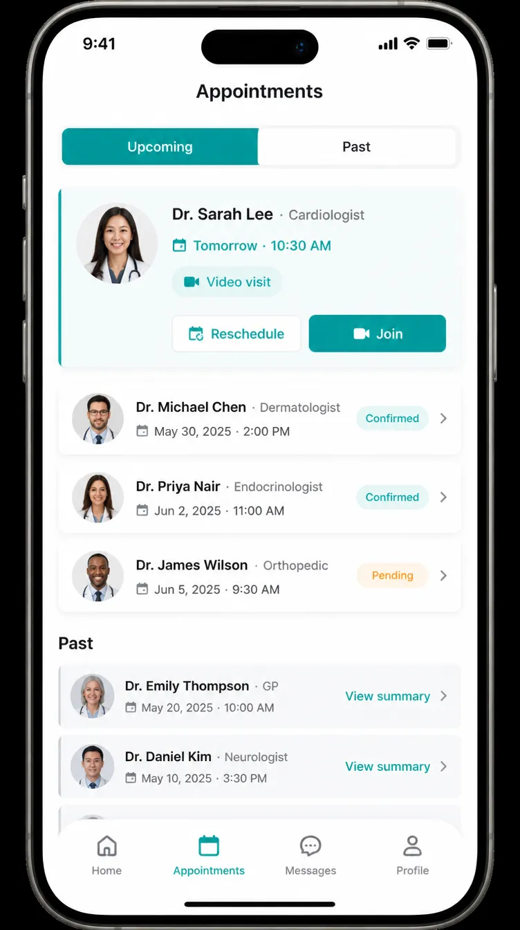MediLink app screen 4