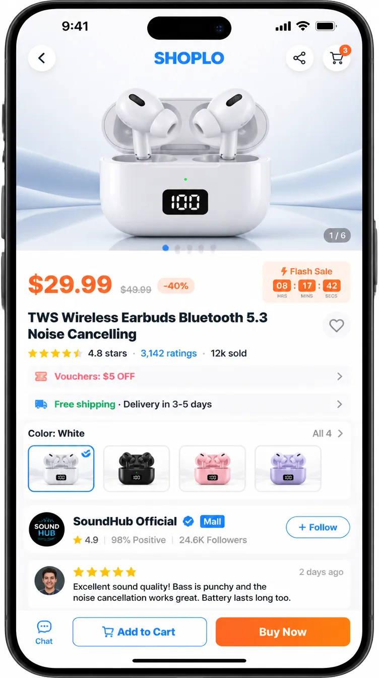 Shoplo app screen 3