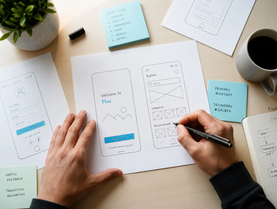 Workshop sketching and ideation